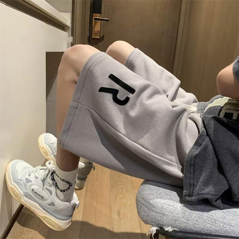 Shorts Men's Loose Straight Ruffian Handsome Design Sense Street Versatile Outer Wear Casual Five-point Pants