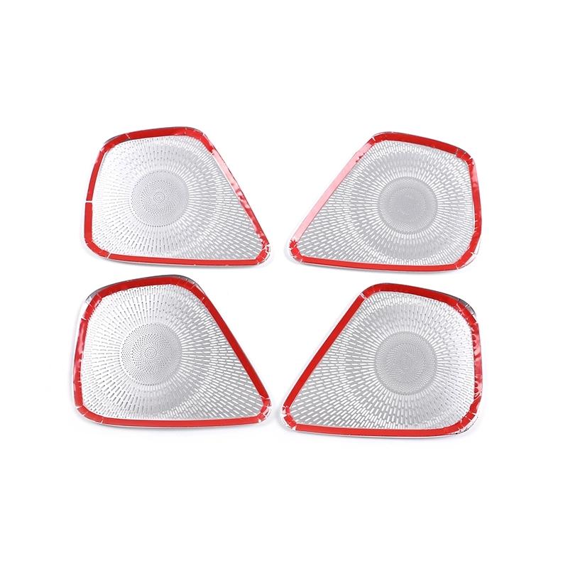 For Mercedes Benz B GLB Class W247 X247 Alloy Car Door Panel Loudspeaker Pad Speaker Cover Trim Frame Sticker