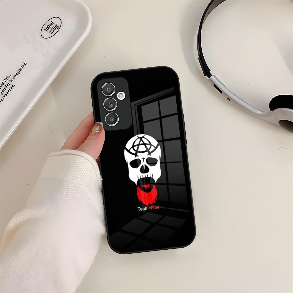 Tech N9ne Rapper Phone Case Glass For Samsung S24 S26 S23 S20 S25 S21 S22 Ultra Fe Plus A05 A06 A16 A26 A36 A56 Coque