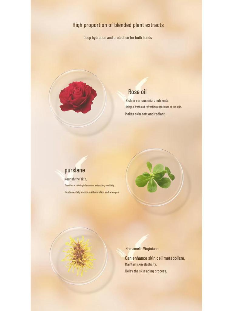 Amber Funnidi Moisturizing Hand Cream - Autumn & Winter Nourishing, Hydrating, Non-Greasy, High-End Feel.