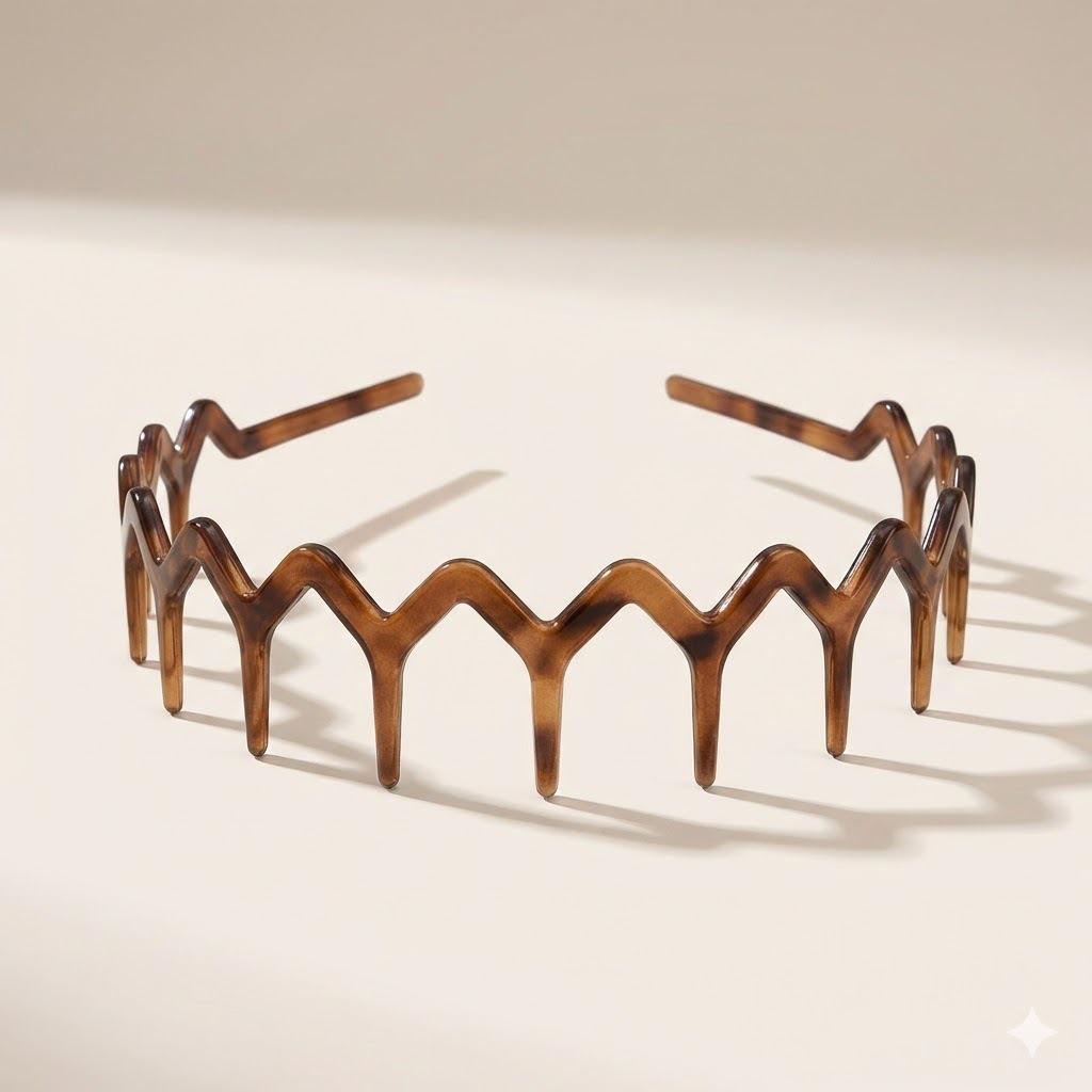 New Style Women's Bangs Headband: Plastic Wave Hair Clip for Face Washing