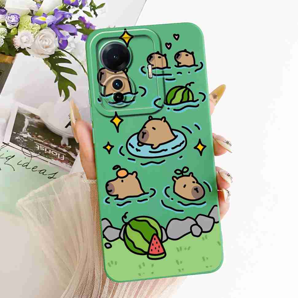 For vivo S15e 5G V2190A Case Popular Cartoon Cats Silicone Back Cover For Vivo S15e VIVO S15E 5G 6.44 Full Protection Bumper vivo S15e 5G