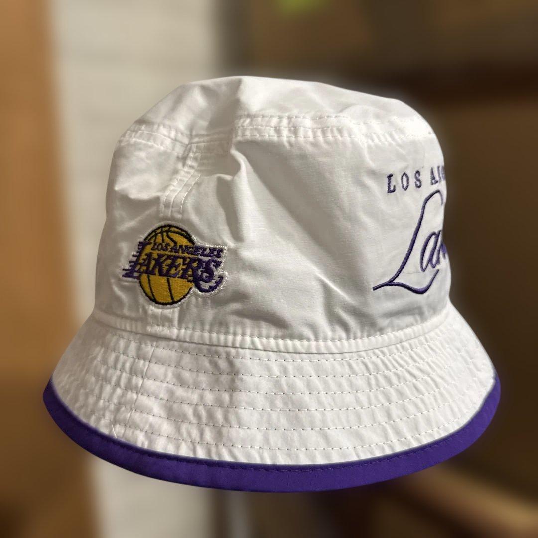Used [New] NBA Los Angeles Lakers Bucket Hat S/M