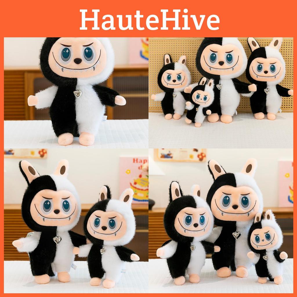 And White Black Demon Shaped Cartoon Plush Toy Doll For Children Gift