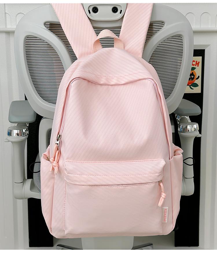 Zaino, zaino di grande capacità per ragazze, studenti delle scuole medie, ragazze, zaino semplice e versatile in stile giapponese per scuole superiori e università