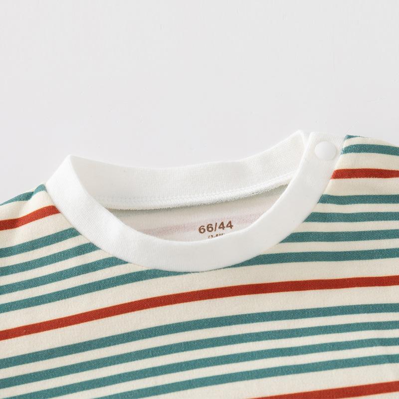 

Детская летняя одежда с треугольным пуком, класс А, летний комбинезон с коротким рукавом для новорожденных, детский комбинезон с треугольным пухом 66cm