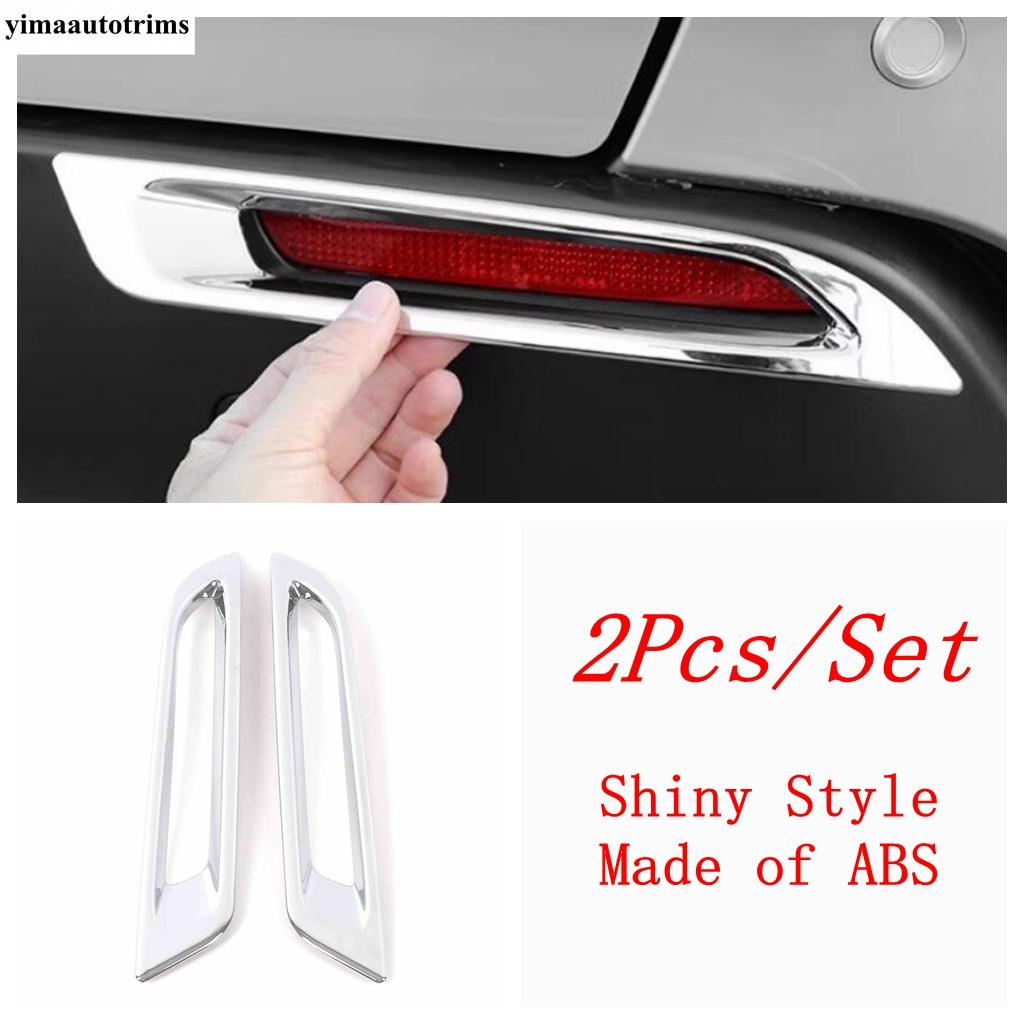 

Rear Fog Light Lamp Frame Bumper Reflector Cover Trim For Toyota Bz4x - 2025 ABS Chrome / Carbon Fiber Accessories Exterior Shiny Style