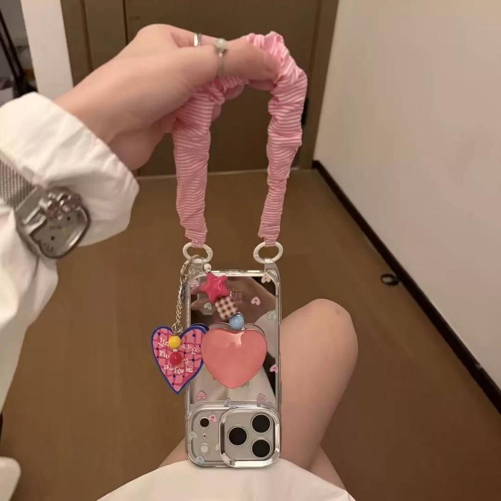 Korean mobile phone case temperament ins female suitable for 1617pro1517 apple love Korean promax1615