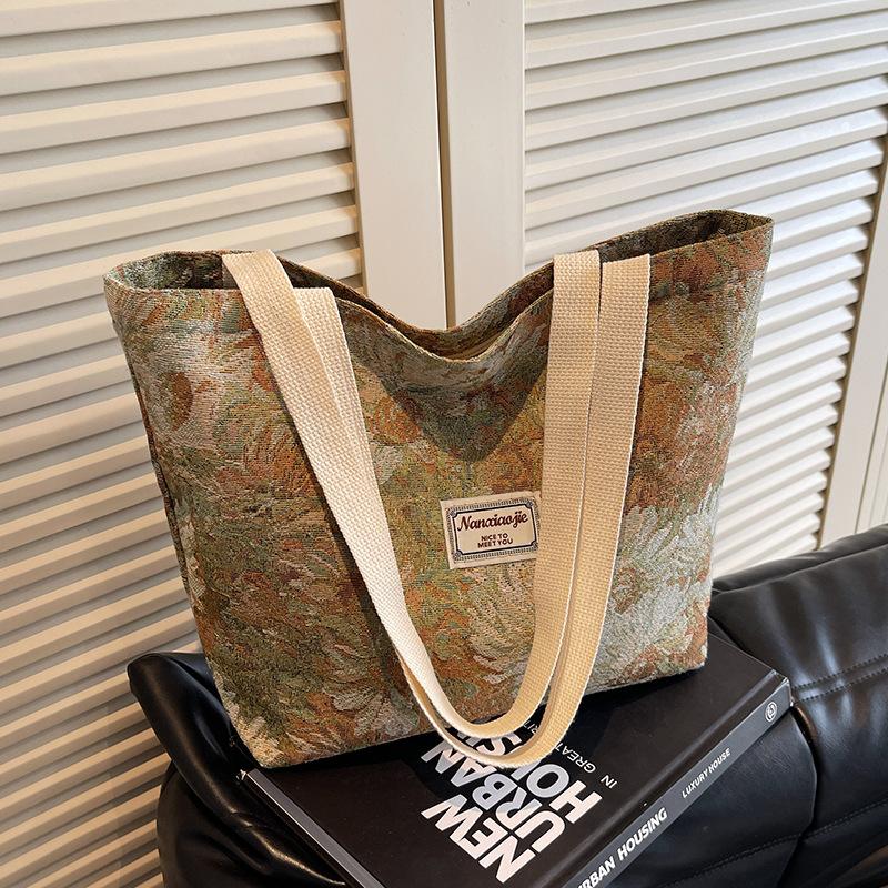 

New Niche Tote Canvas Bag Large Capacity Tote Canvas Bag Hand Portable Gift Creative Advertising Bag