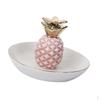 Ananas Display Tray Necklace Bracelet Earrings Organizer - Red