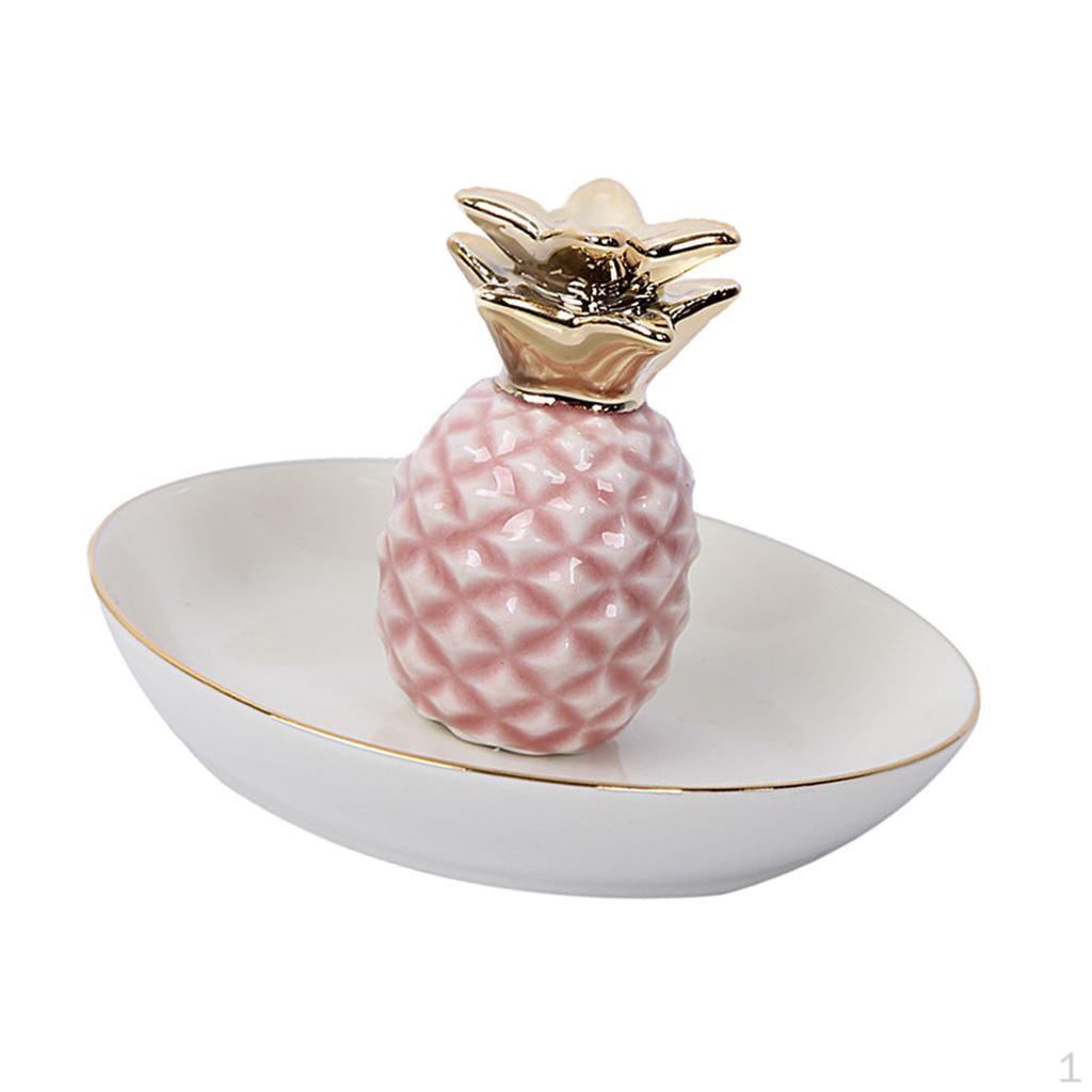 

Ananas Display Tray Necklace Bracelet Earrings Organizer - Red червоний