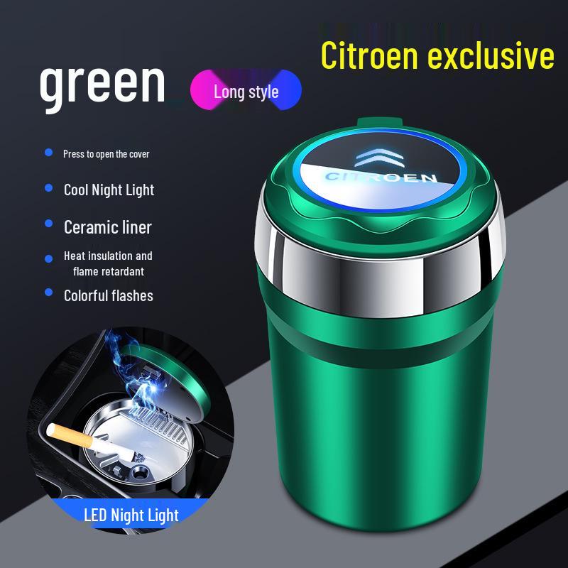 Seven-Color Ambient Light for Citroën Versailles C5/X, C6, and C3-XR Ashtrays