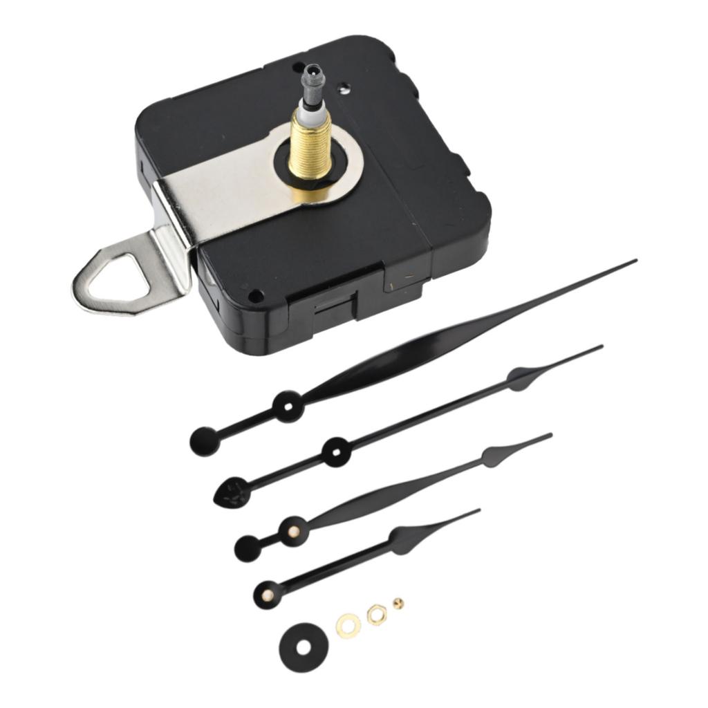 Long Shaft Clock DIY Clock Kit For Home Decoration Adjustable Hour Hand Size Black And Gold Color Options Clock Accessories