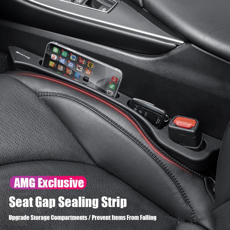 Car Seat Gap Filler Side Seam Plug Strip Leak-proof Filling Strip Accessories Car Hub Cap For Mercedes Benz AMG W214 W205 W204 W CU1