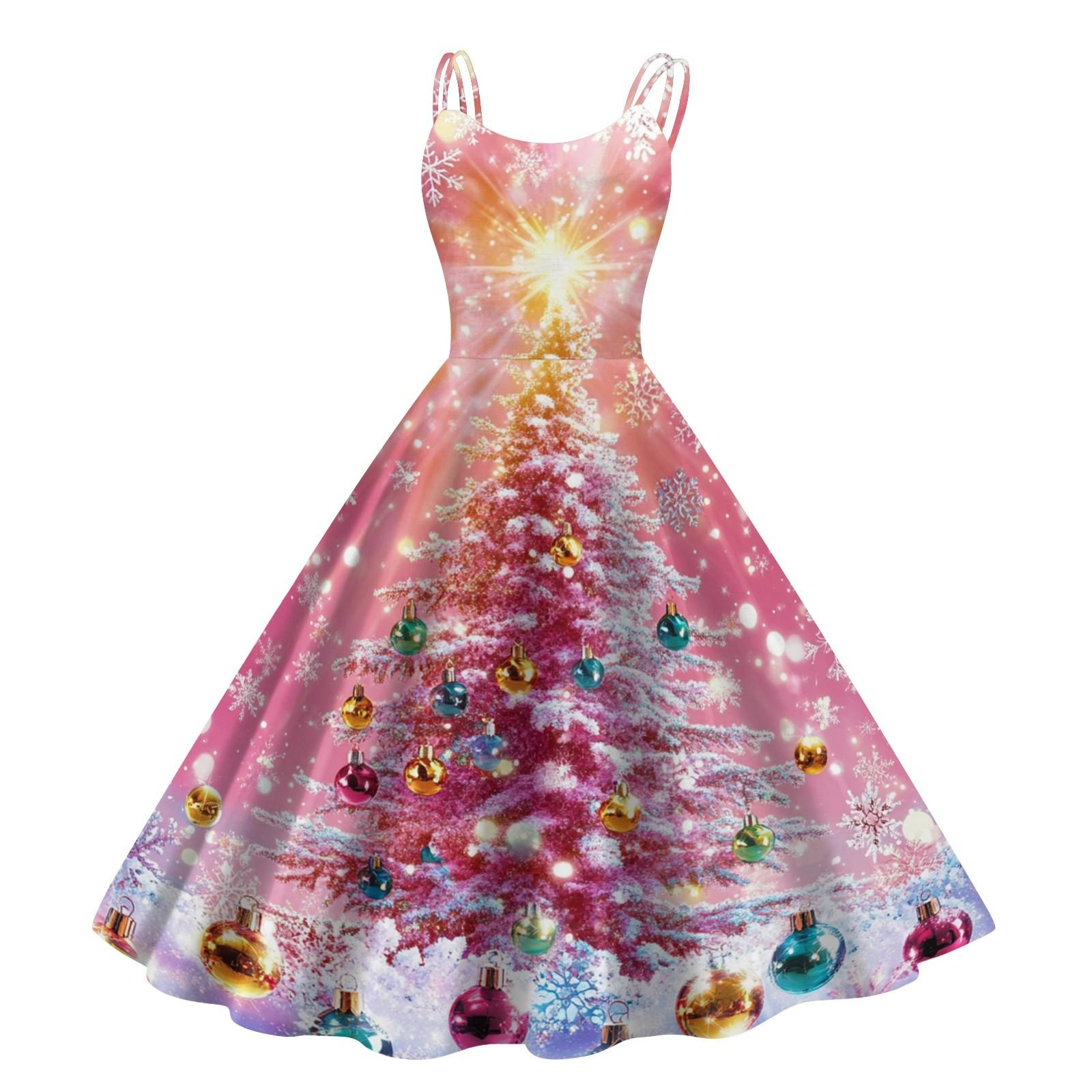 

Женское рождественское платье со снежинками и сексуальным облегающим принтом с открытыми плечами в стиле панк-ретро XXL