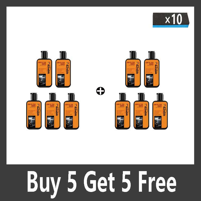 Motorcycle Glass Oil Film Remover Glass Polishing Compound Windshield Cleaner Car Glass Polishing Clear Window Auto Detailing