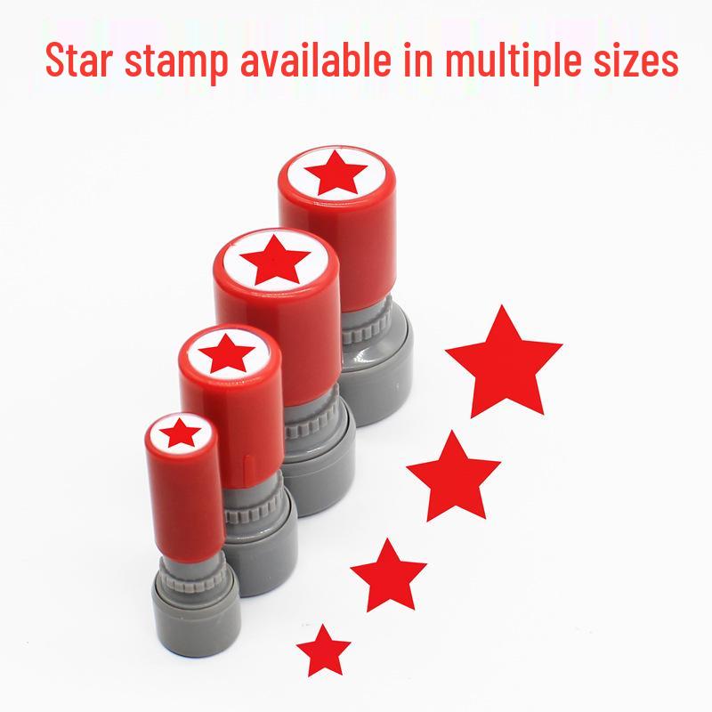 Pentagram Marking Stamp: Solid Star Shape for Highlighting Checkpoints On Cards