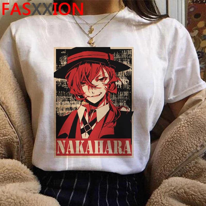 Bungou Stray Dogs Chuuya Nakahara tričko feUnisex grafická trička Unisex tumblr grunge harajuku ležérní oblečení estetické