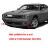 2pcs Front Bumper Lip Splitter Protector Cover For Dodge Challenger 2015+ Green