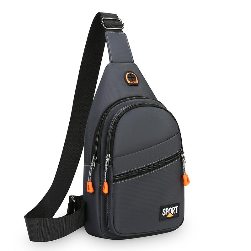 Men's Crossbody Bag Outgoing Lightweight Sports Travel Chest Bag Large Capacity Shoulder Bag