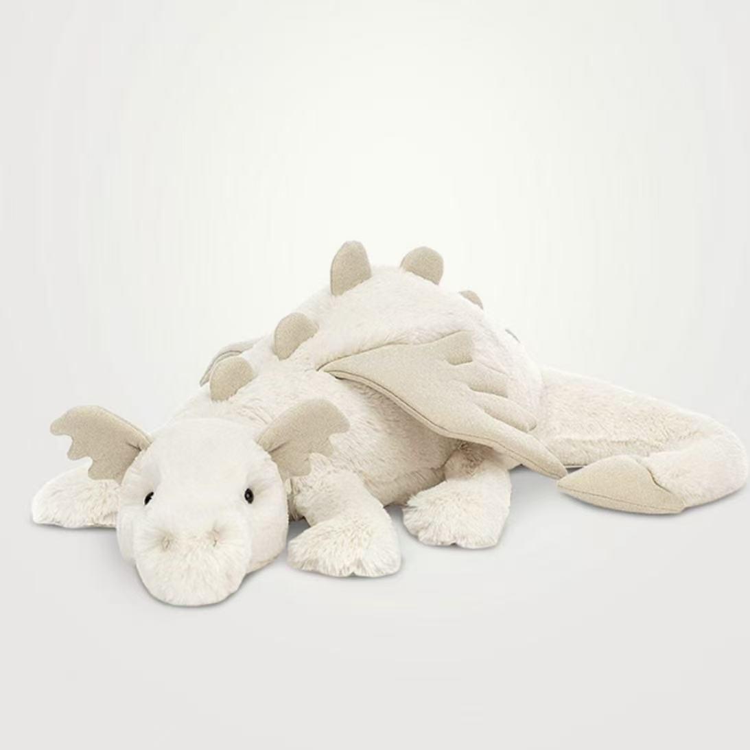 

Колекція милої м якої плюшевої іграшки Снігового Дракона JC - Рожевий, Фіолетовий, Чорний і Золотий Лежачі Дракони Includes Blue Storage Bag