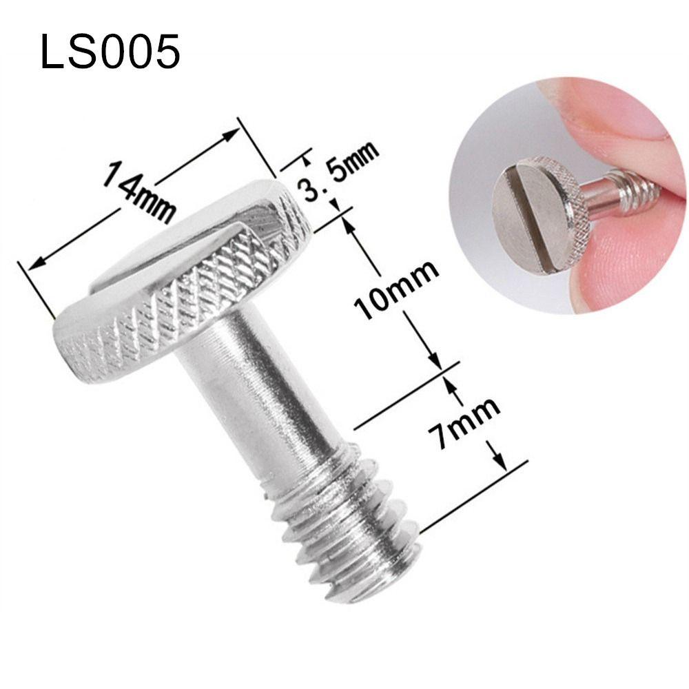 DSLR Camera Tripod Light Stand Camera Screw Tripod Mount Adapter Camera Plate Screw 1/4 Inch Screw