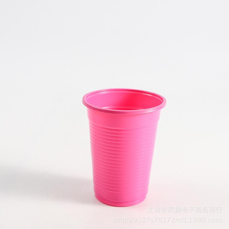 Factory Price 7Oz Party Game Cup Disposable Plastic Color Cup Beverage Cup Juice Beer Specified Color