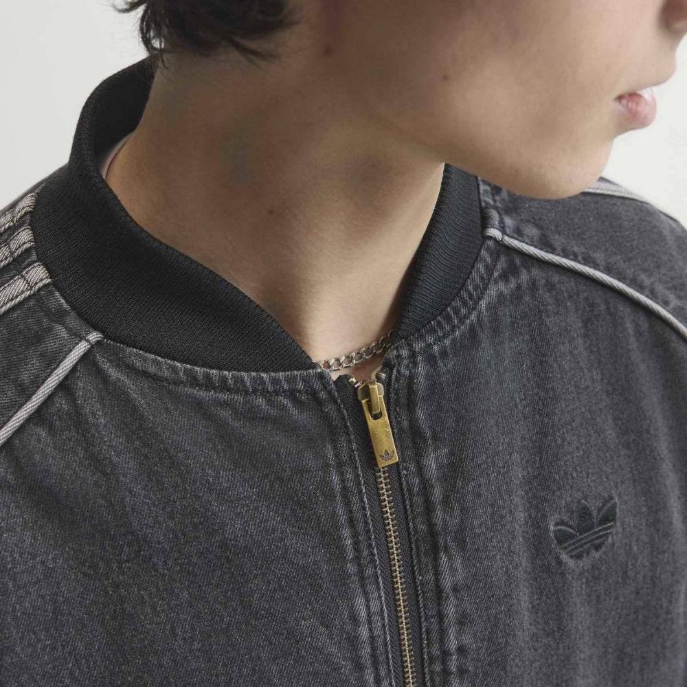 AdidaS Men S SSt Denim Bomber Jacket Ib6948