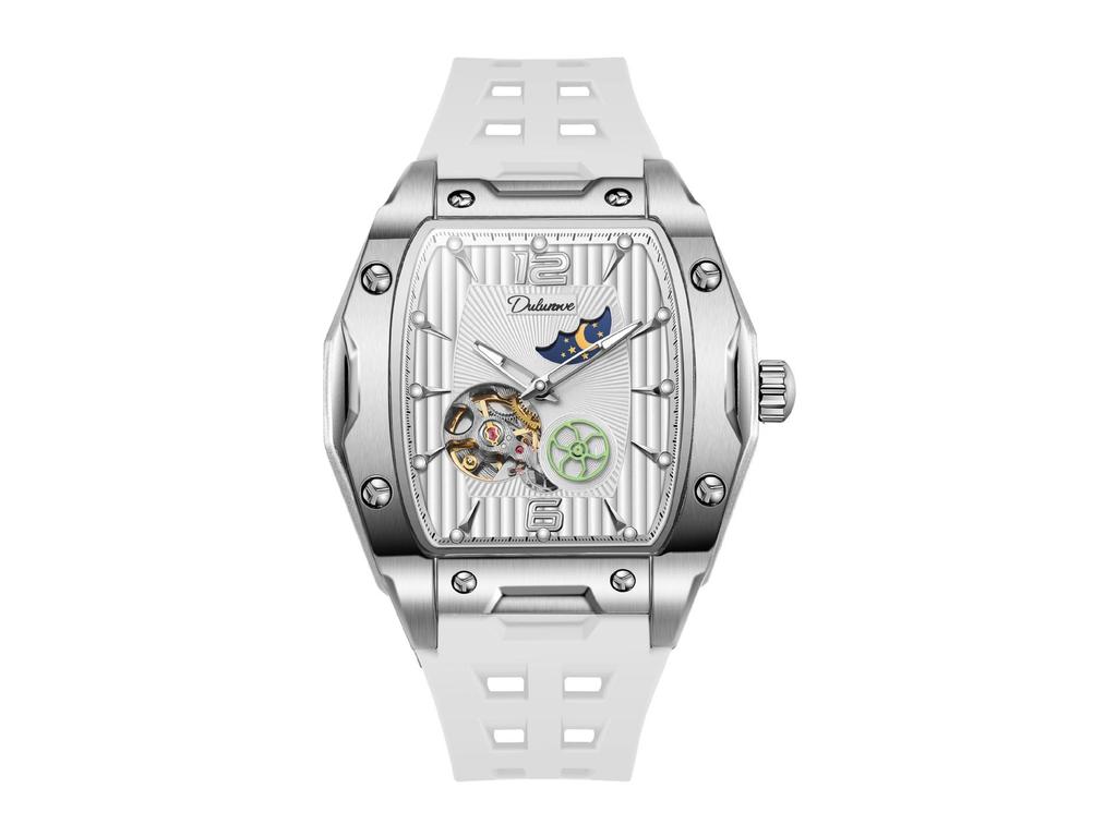 Durenwei Herren Automatikuhr Wasserdicht mit Großzifferblatt-Design