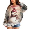 Children's Christmas printed sweater