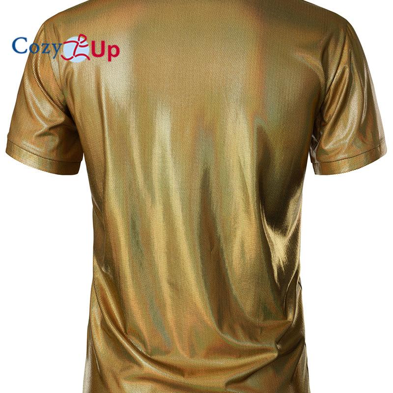 Cozy Up Striped Hot Stamping Printed Short-sleeved POLO Men's