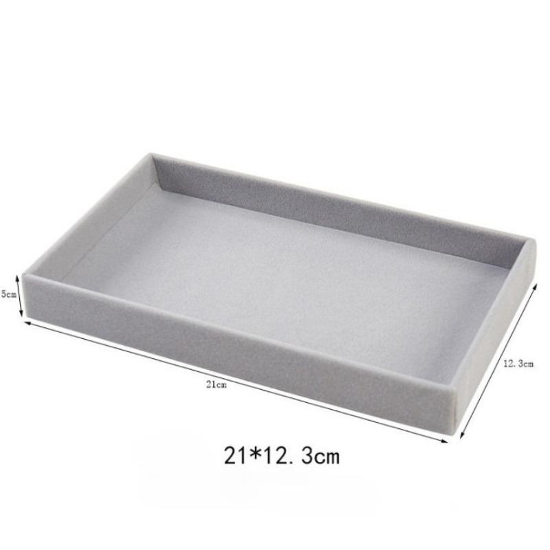 Flannel Jewelry Tray, Jewelry Display Tray, Ring, Bracelet Jewelry Display Tray, Drawer Storage and Sorting, Inner Tray.