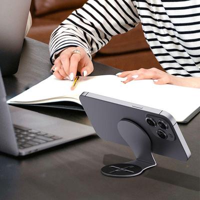 Multifunctional Magnetic Folding Phone Holder For Laptop Car Phone Holder Mount Computer Monitor Side Cell Phone Holder