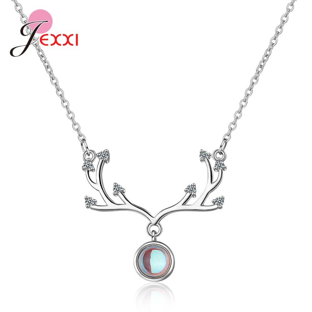 Fast Shipping High Quality Latest Design Genuine 925 Sterling Silver Pendant Necklace With Lovely Animal Shape Moonlight Stone