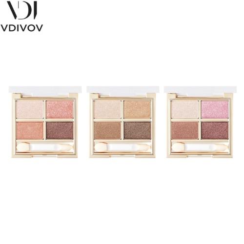 

VDIVOV Jewel Glow Eye Palette 1.5g*4colors 03 Lavender