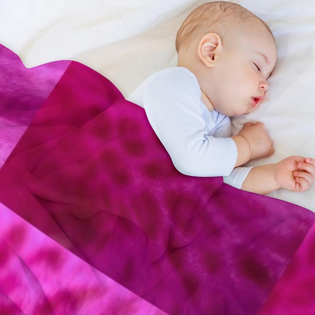 Fuchsia Azalea Quilt Throw Blanket Stuffeds Moving Summer Beddings Luxury Thicken Blankets