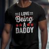 #32 I Love Being A Daddy T-Shirt, Red Stars, Father's Day Gift, Dad Life, Family