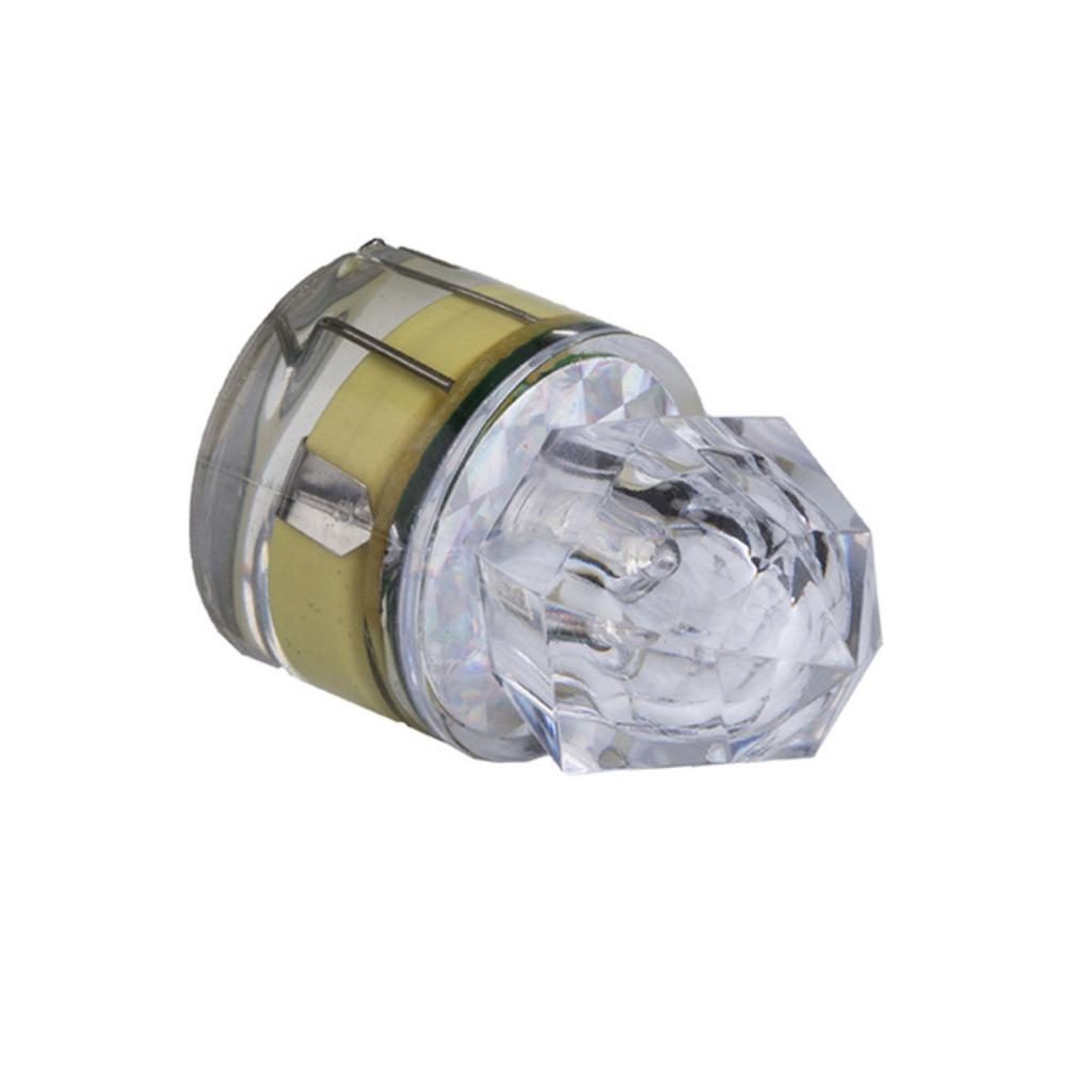 5pcs/Lot Mini LED Fishing Lamp Waterproof Fishing Lure Light Diamond Shape Luminous Underwater Lure Light for Attracting Fish