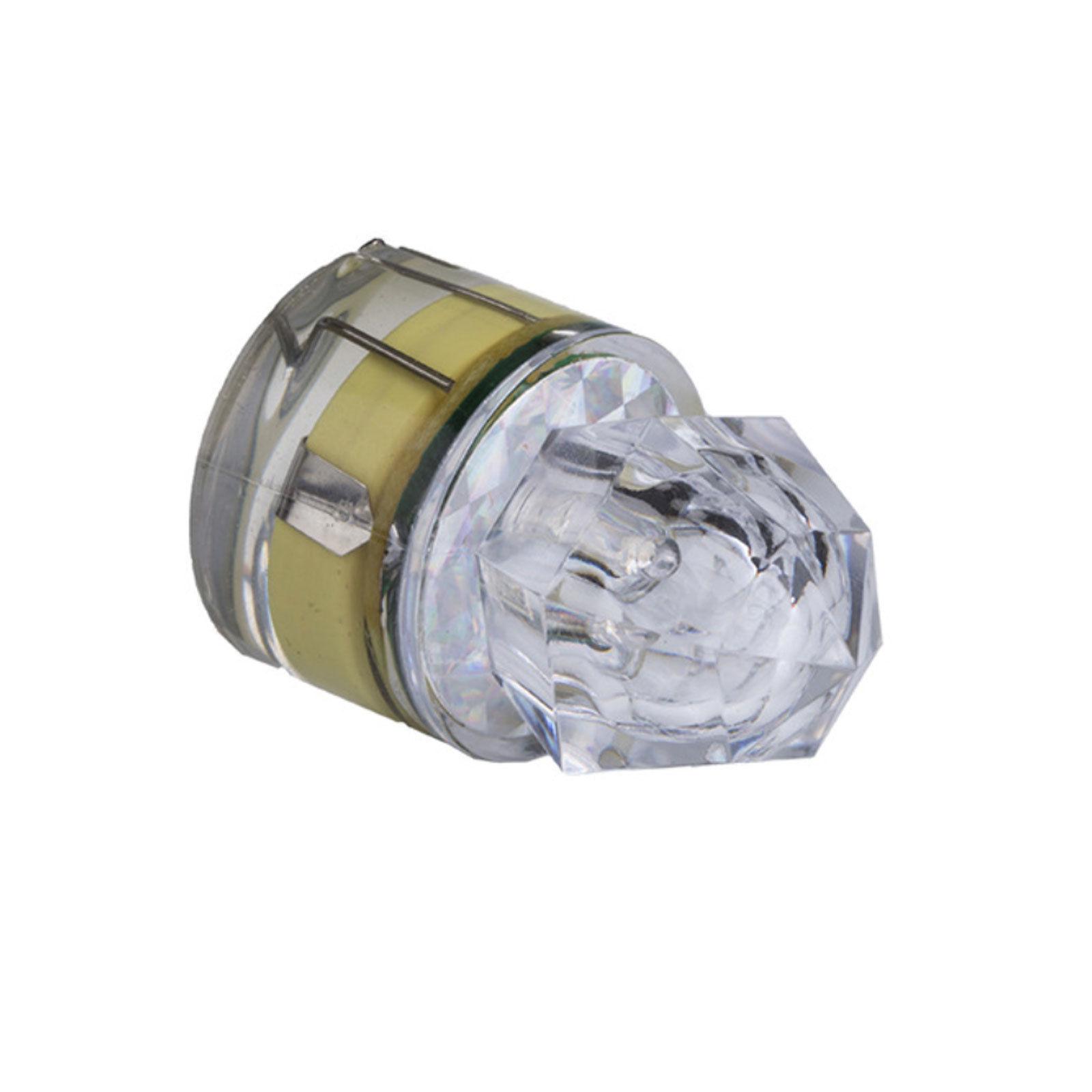 

5 шт./лот Мини светодиодный рыболовный фонарь Водонепроницаемый свет для рыболовной приманки Светящийся подводный свет для приманки в форме бриллианта для привлечения рыбы