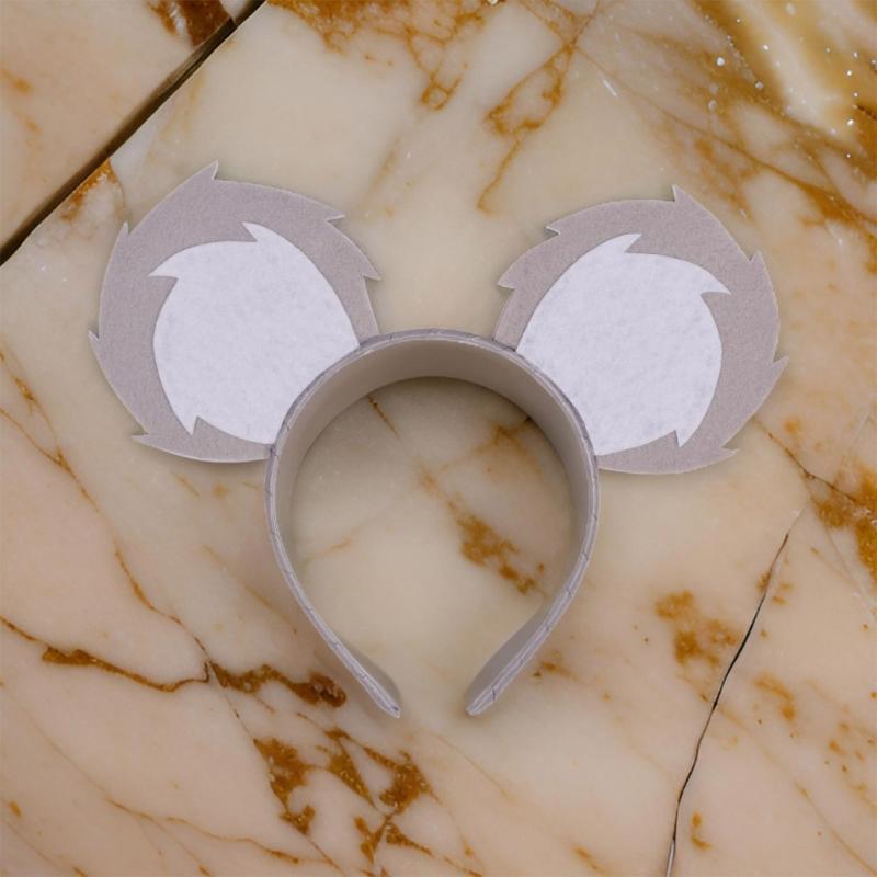 Halloween Koala Ear Headbands Cosplay Koala Ear Headwear Hairbands Headwear Halloween Hairbands Birthday Party