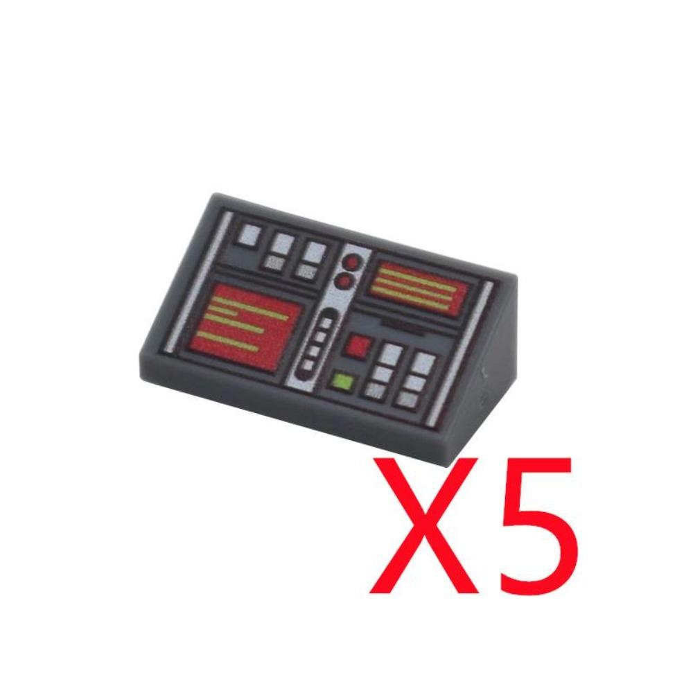 City Building Blocks Accessories Dashboard Audio Computer Control Center Radar Keyboard Mobile Phone Model Mini Brick Toy R054