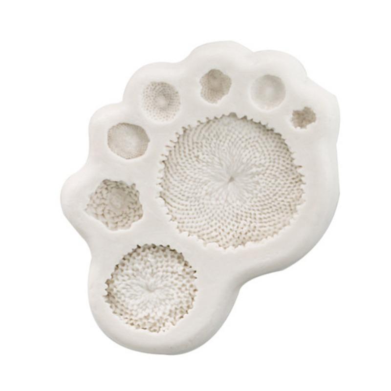 Daisy Sunflower Stamen Silicone Mold Fondant Cake Decorating Tool Chocolate Candy DIY Flower Making Polymer Clay Mould
