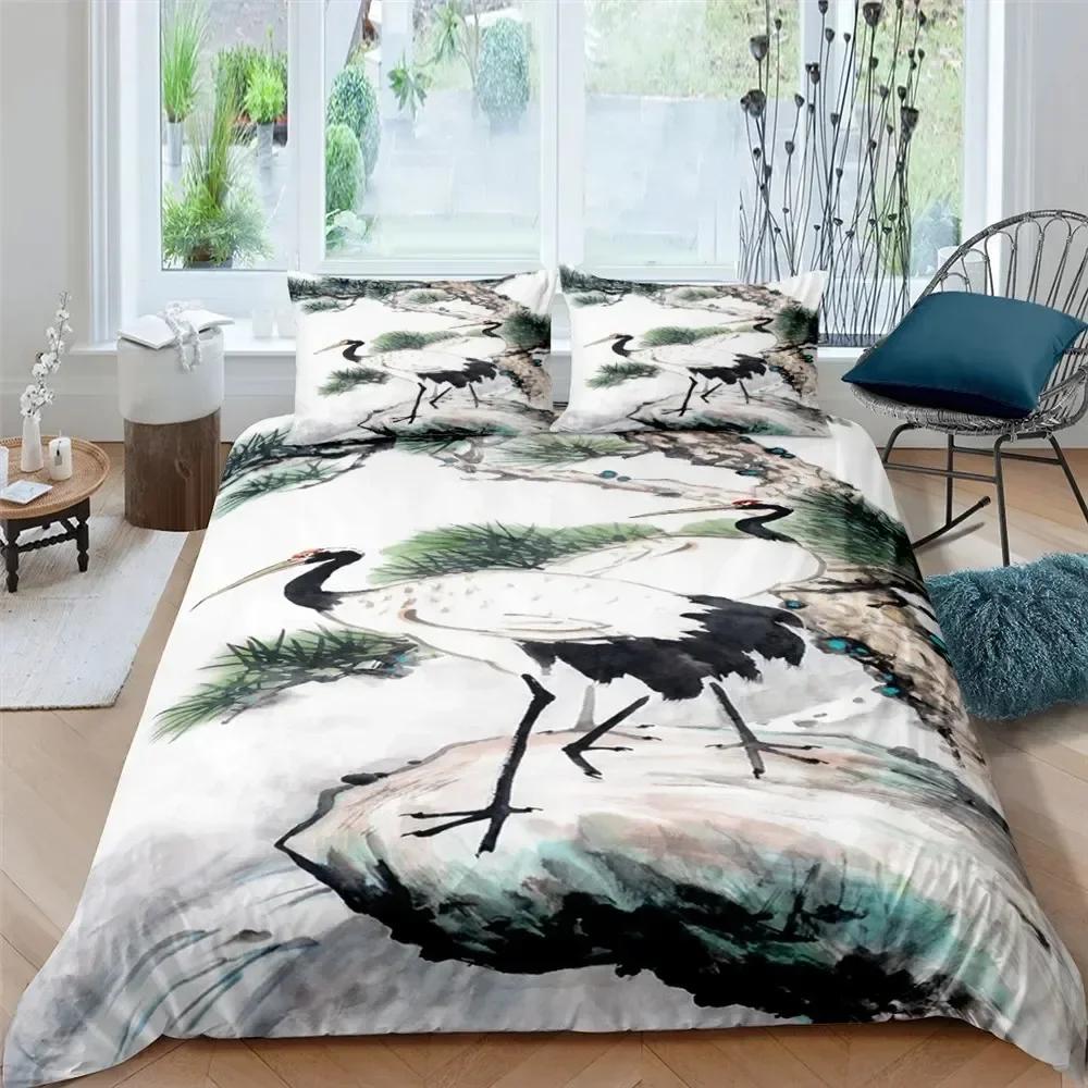 Cherry Blossom Flower Bedding Set Floral Duvet Cover Bedroom Comforter Covers Twin King Size Quilt Cover Home Textile