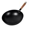 Zhi Shi 32cm Wrought Iron Nitrided Hammered Stir-fry Wok