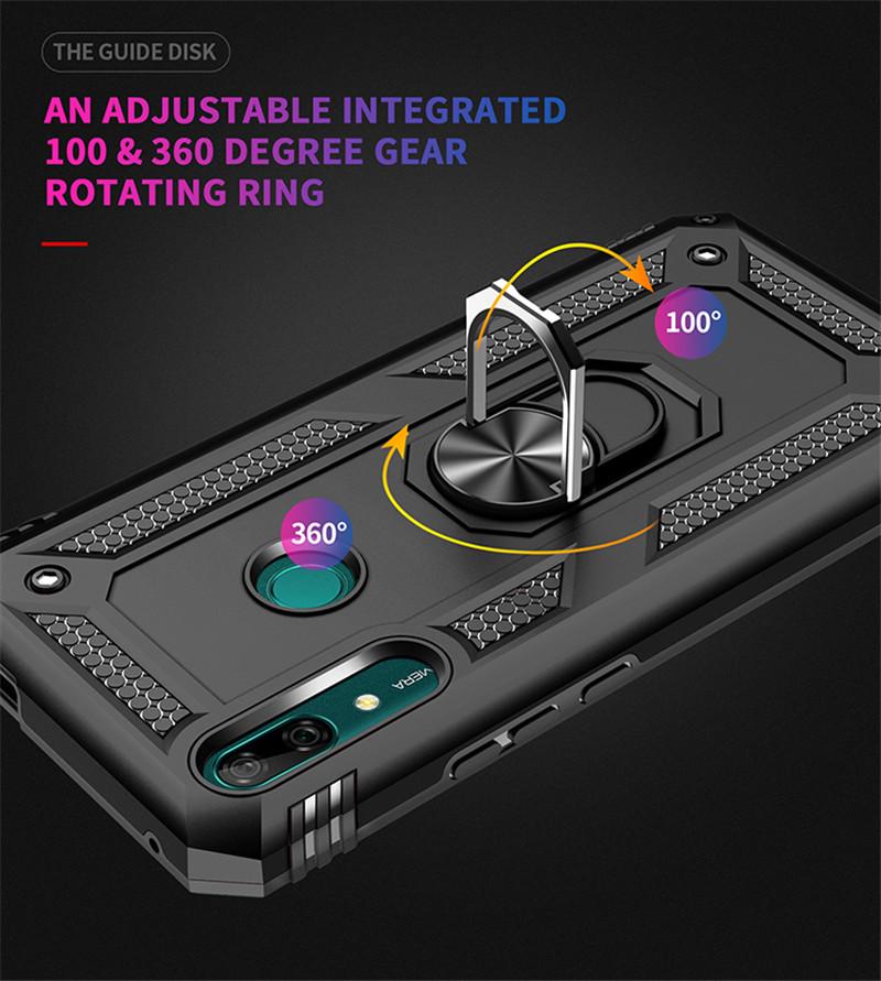 Magnetic Ring Case For Huawei P Smart Z Y9 Prime  P20 P30 P40 Pro Mate 20 30 Nova 5T 6SE 7i Honor 10 Lite 9X Y9S Armor Cover