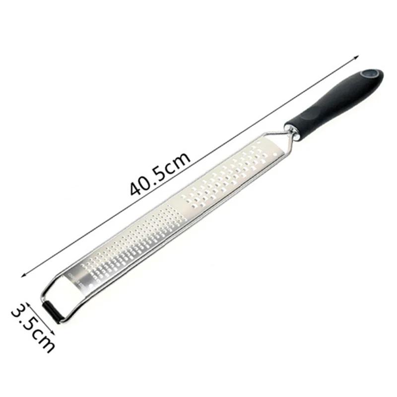 Stainless Steel Lemon Zester & Cheese Grater - Parmesan Cheese Lemon Chocolate Fruits Vegetables Ginger Grater