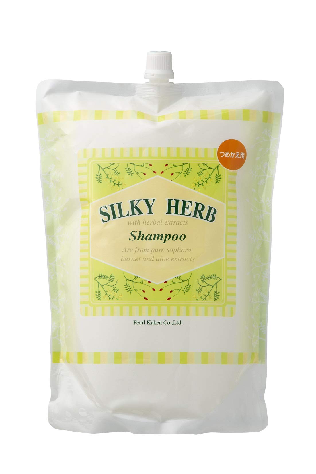 

Pearl Kaken Silky Herb Shampoo 2000ml Liquid Refill