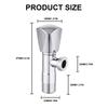 Steel Slow Open Angle Valves Corrosions Resistant Valves Commercial Plumbing Valves for Efficient Water Management