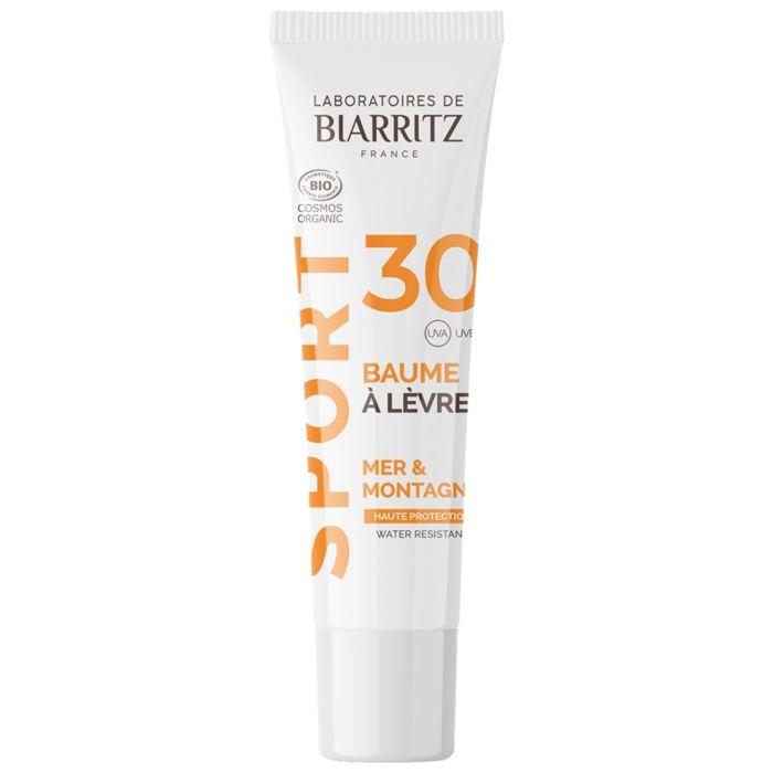 Laboratoires de Biarritz Sport Baume Lèvres Mer &amp; Montagne SPF30 Bio 15 ml