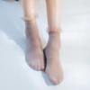 Velvet Woman Socks Ultra-thin Transparent Lace Frilly Ruffle Socks Women Fashion Summer Japane Style Harajuku Retro Long Socks